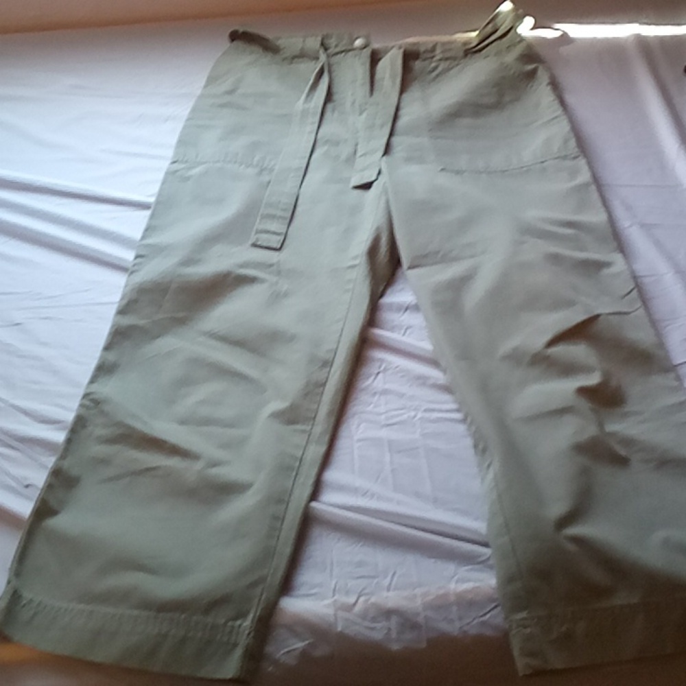 All cotton khaki light weight khaki pants for women or girls.
